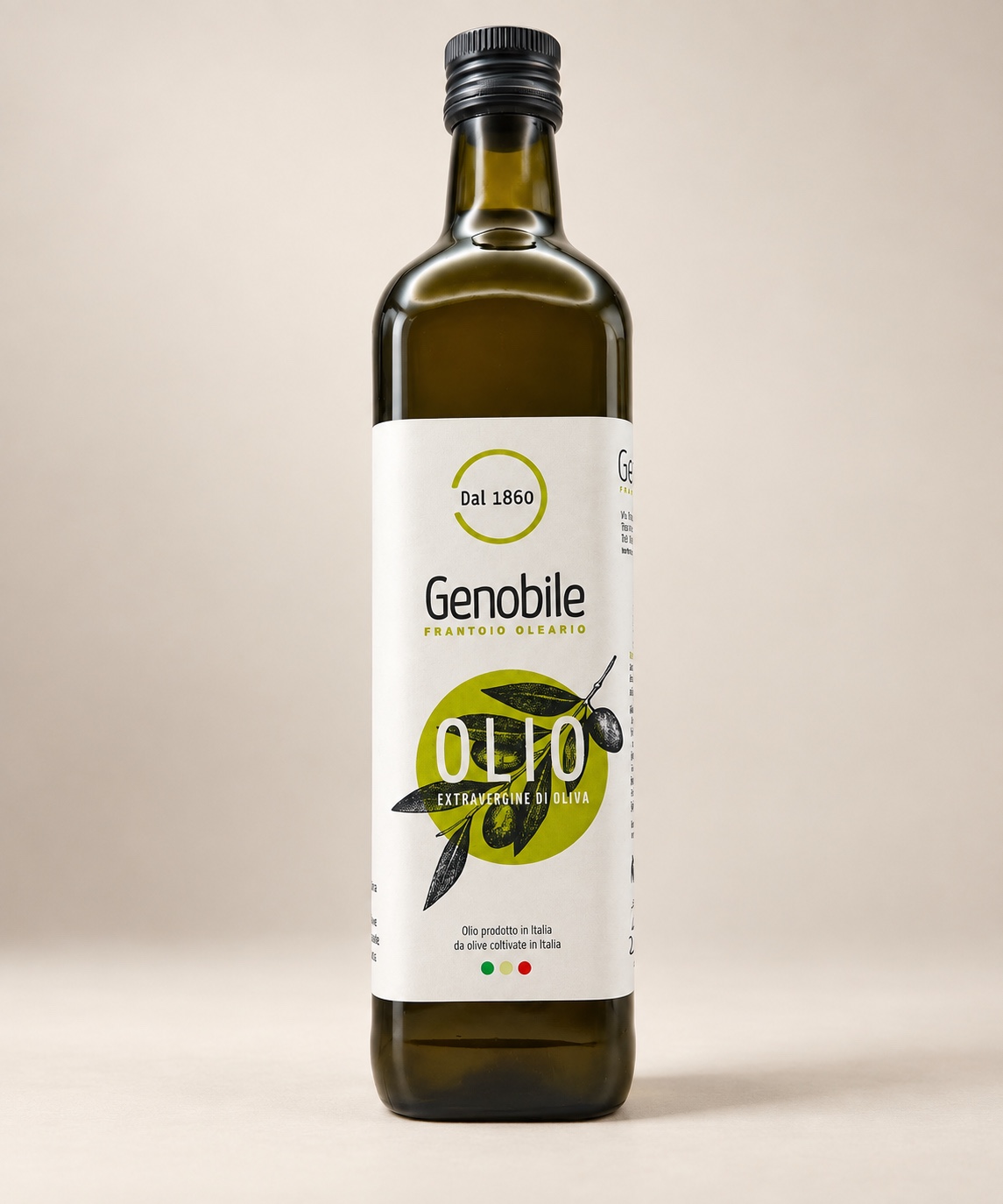 Bottiglia di olio extravergine di oliva Genobile